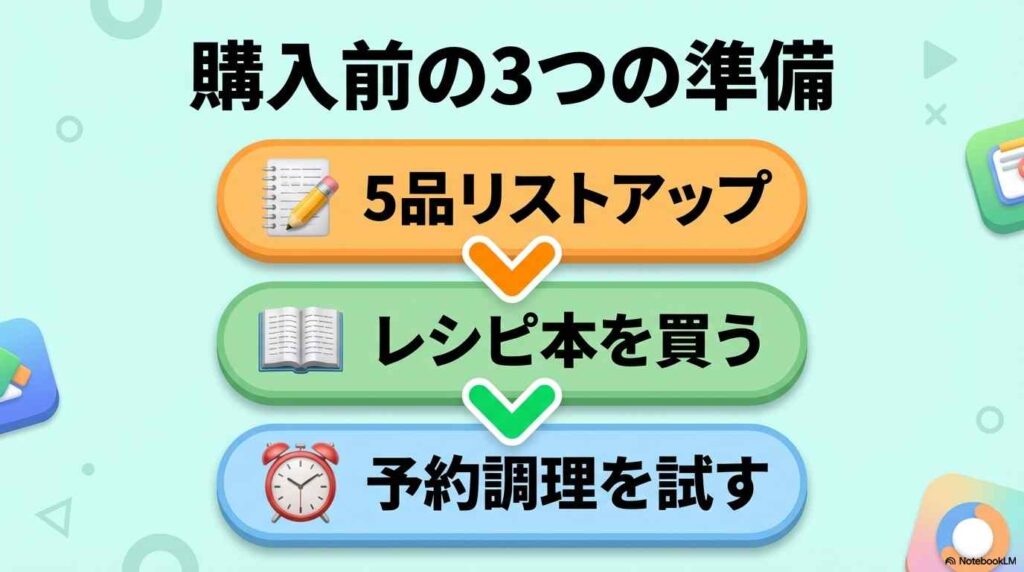 飽きを防ぐために購入前にやっておきたい3つの準備