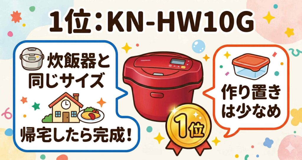 【1位】KN-HW10G（1.0L pro）迷ったらまずこれ