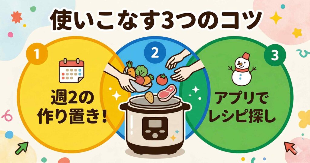 一人暮らしでホットクックを使いこなす3つのコツ