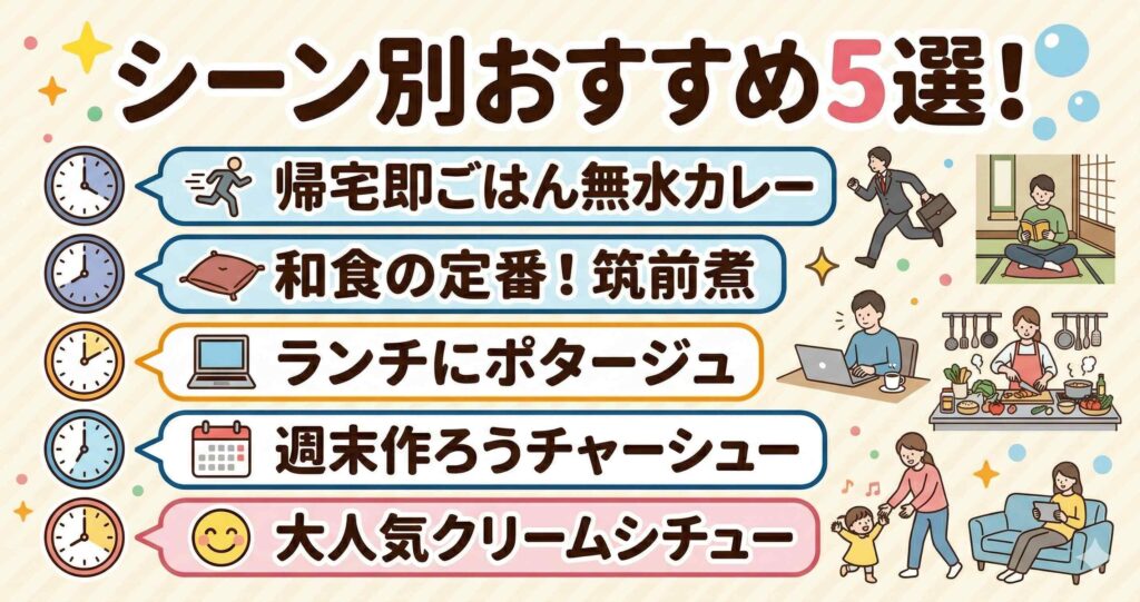 シーン別おすすめ予約メニュー5選