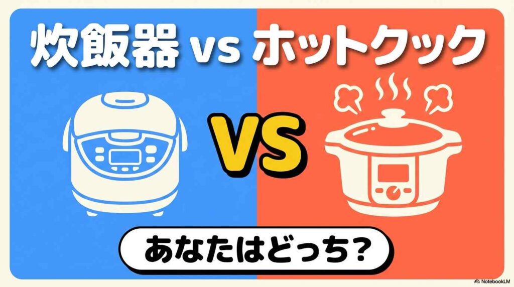 ホットクックがあれば炊飯器はいらない？違いを比較してわかった最適な使い方