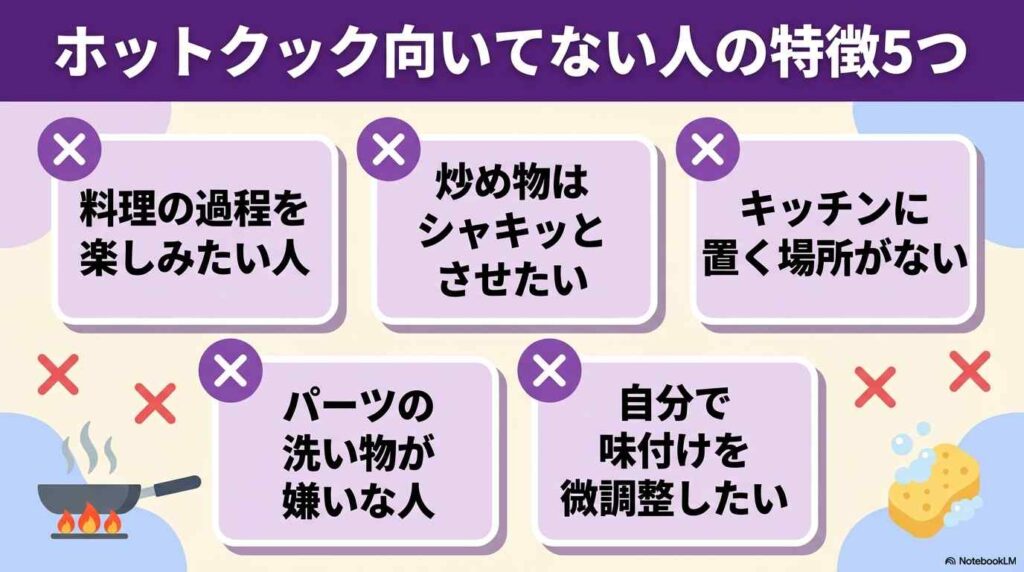 ホットクック向いてない人の特徴5つ