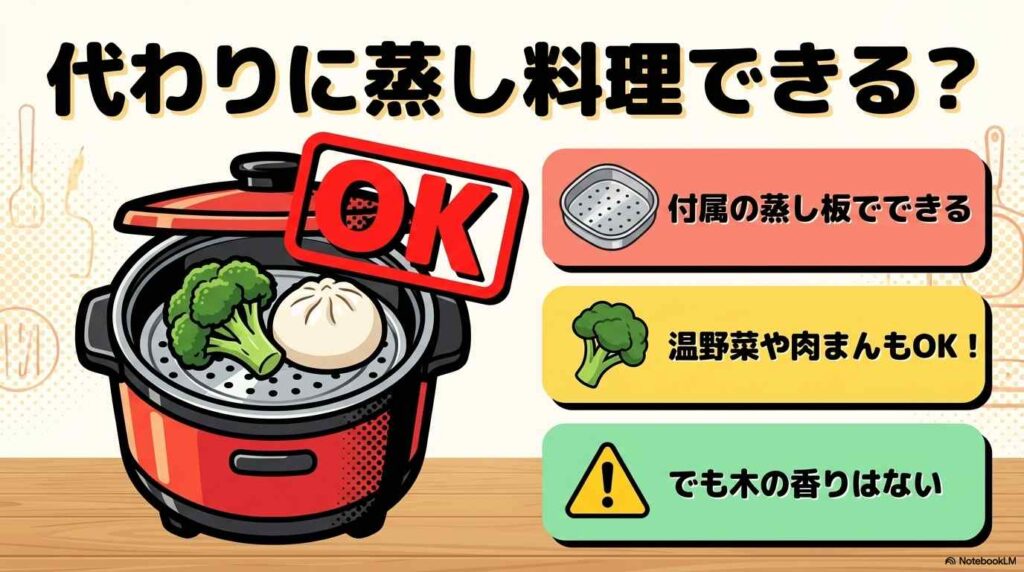 ホットクックはせいろの代わりになる?代替できる範囲を整理
