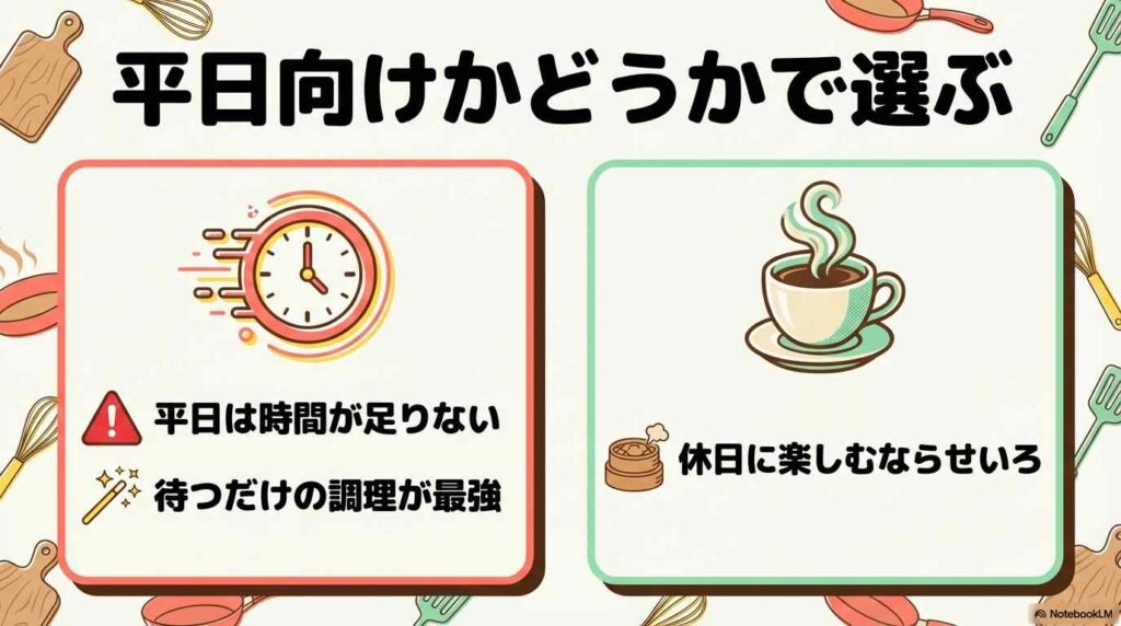 せいろとホットクックの違いは平日ごはんに向いているかで選ぶ