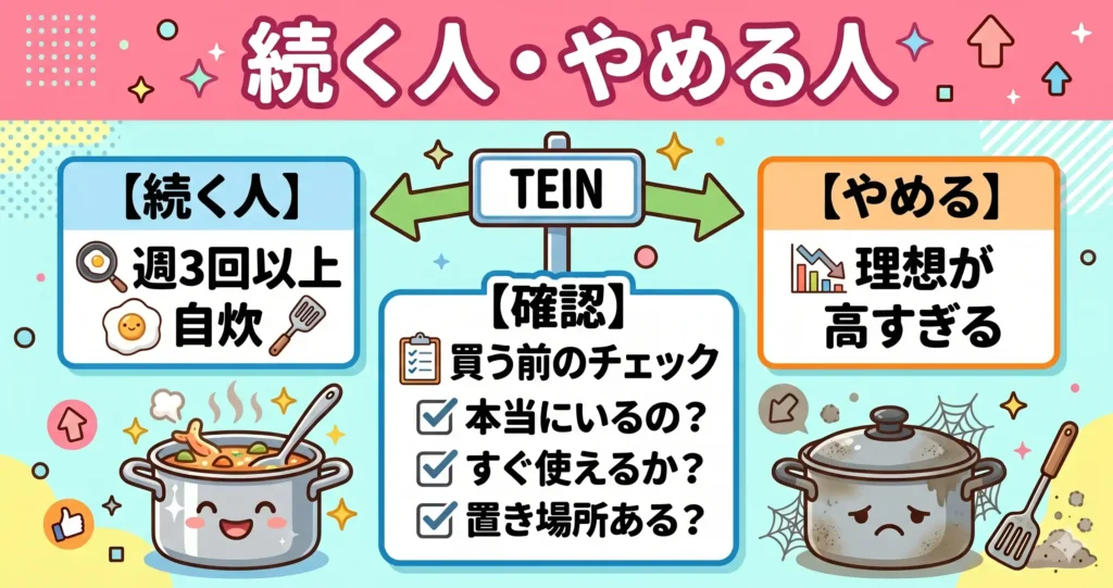 オートクッカービストロを使い続けている人・使わなくなった人の違い