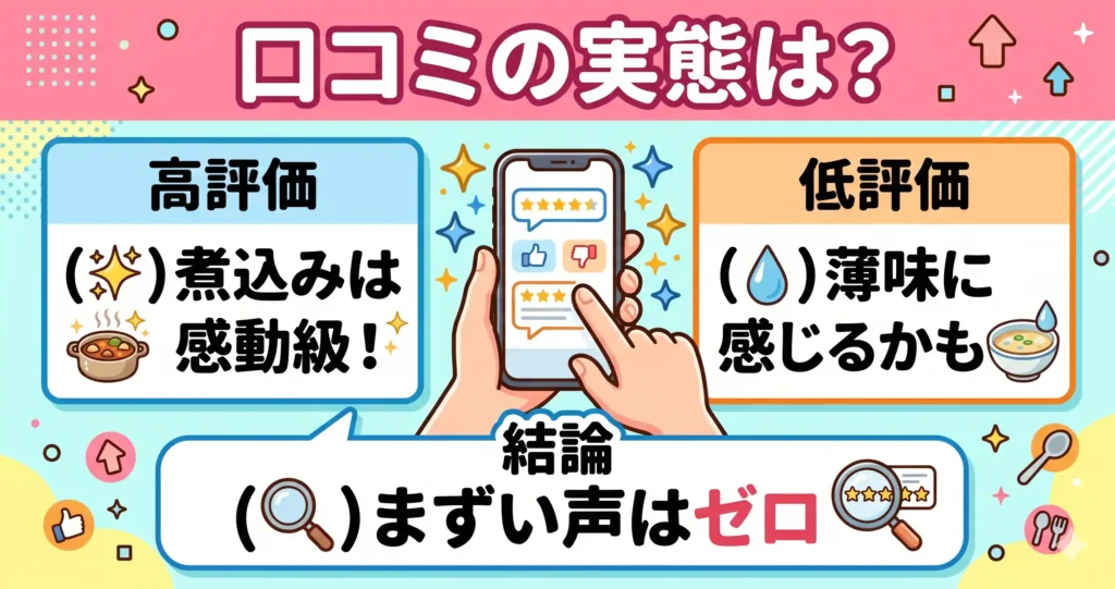 オートクッカービストロは本当にまずい？口コミの実態