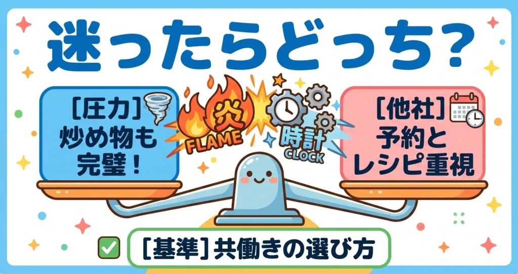 ホットクックとオートクッカービストロ、迷ったらどっち？