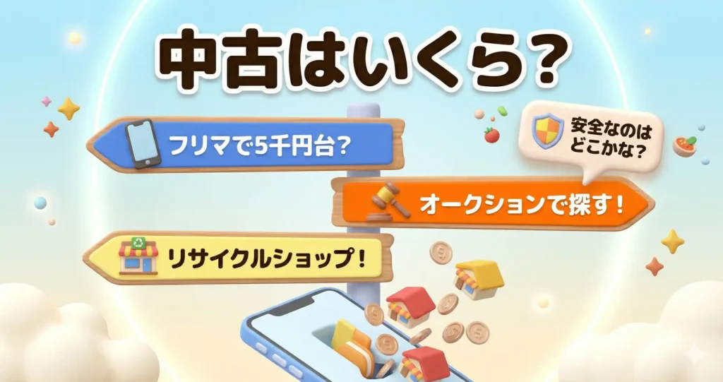 比較⑦:中古価格相場と入手経路