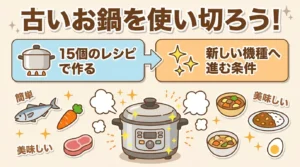 【旧型を使い切る】ホットクックKN-HT99Aレシピ15選！最新型へ進む3条件
