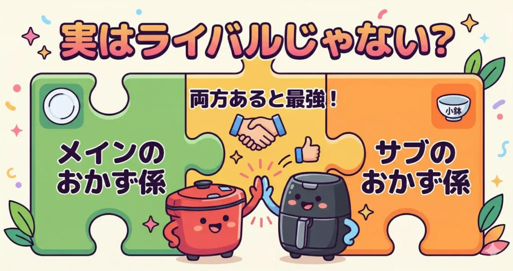 比較⑧：そもそも「競合」じゃない？補完関係という考え方