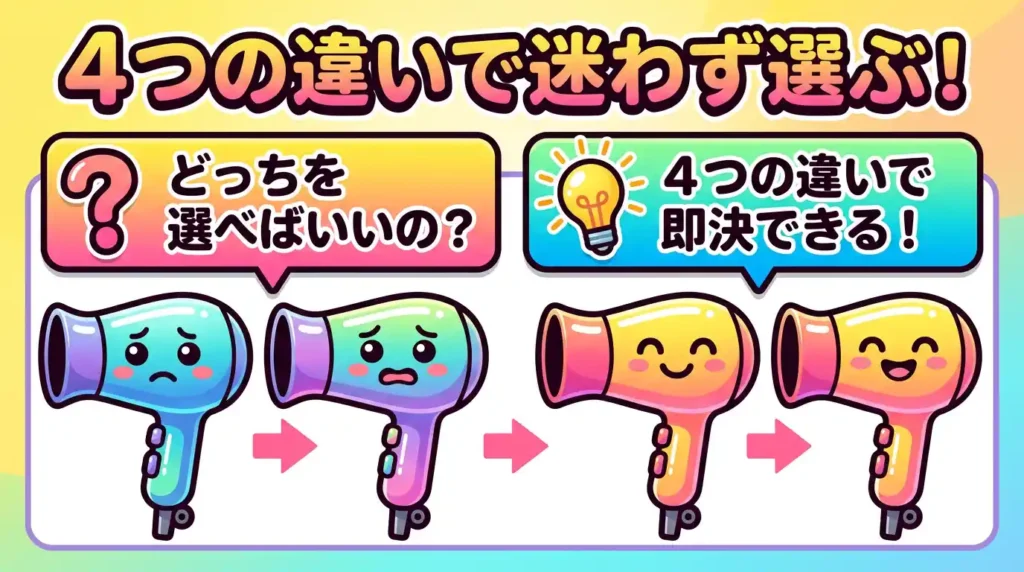 【4つだけ違う】EH-NE7MとEH-NE7Lどっち？比較で迷わない選び方