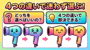 【4つだけ違う】EH-NE7MとEH-NE7Lどっち？比較で迷わない選び方