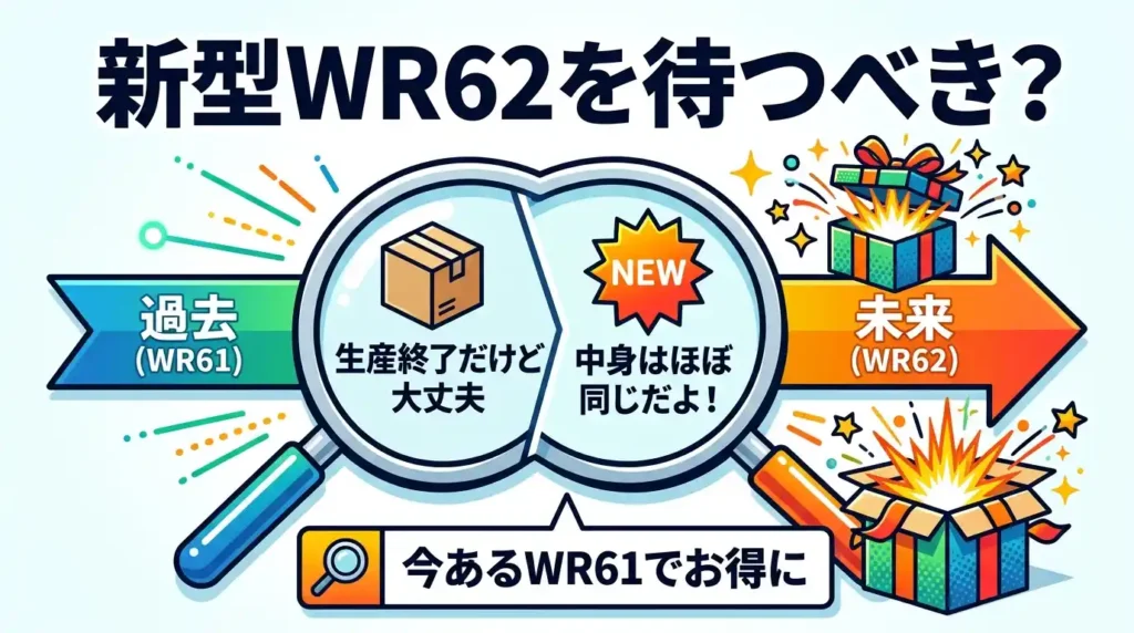 今ES-WR61を選ぶ意味と後継ES-WR62との違い