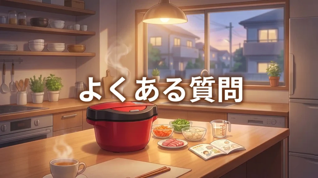 ホットクックずぼらレシピのよくある質問