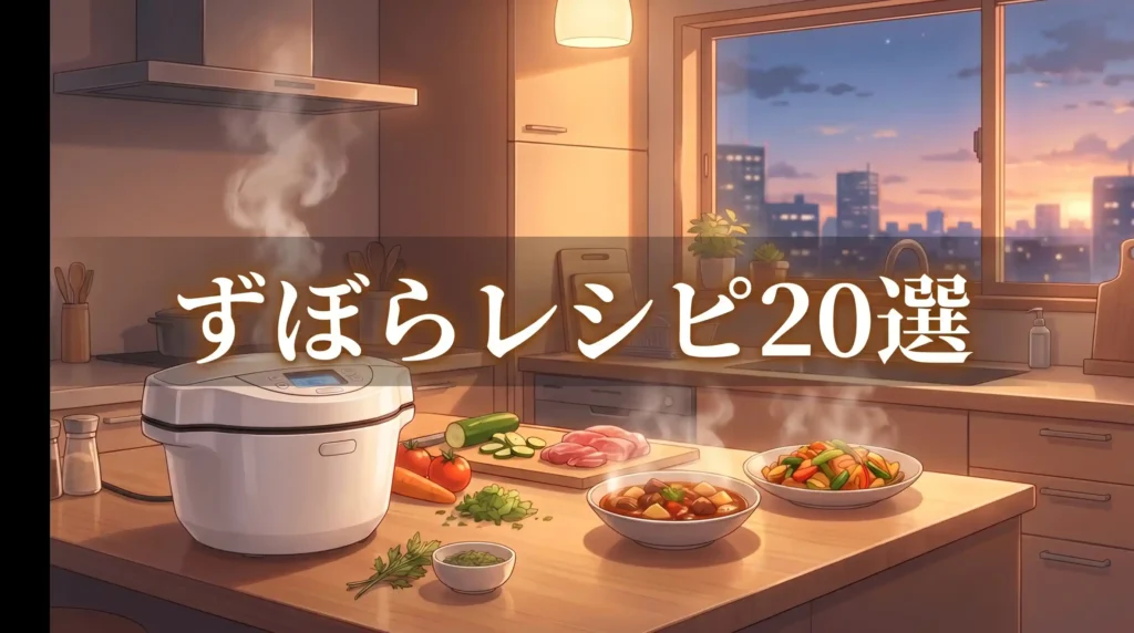 ホットクックずぼらレシピ20選！10分仕込みで平日夜が変わる時短献立