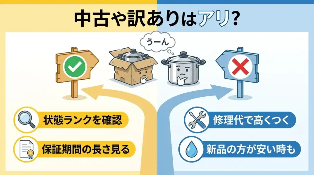 KN-HW24Gの中古・アウトレット最安値はアリ？ナシ？判断ライン