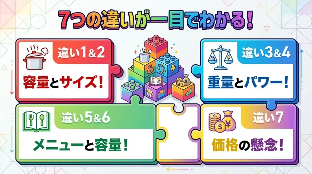 KN-HW24GとKN-HW16Gの違い7つを一覧表で比較