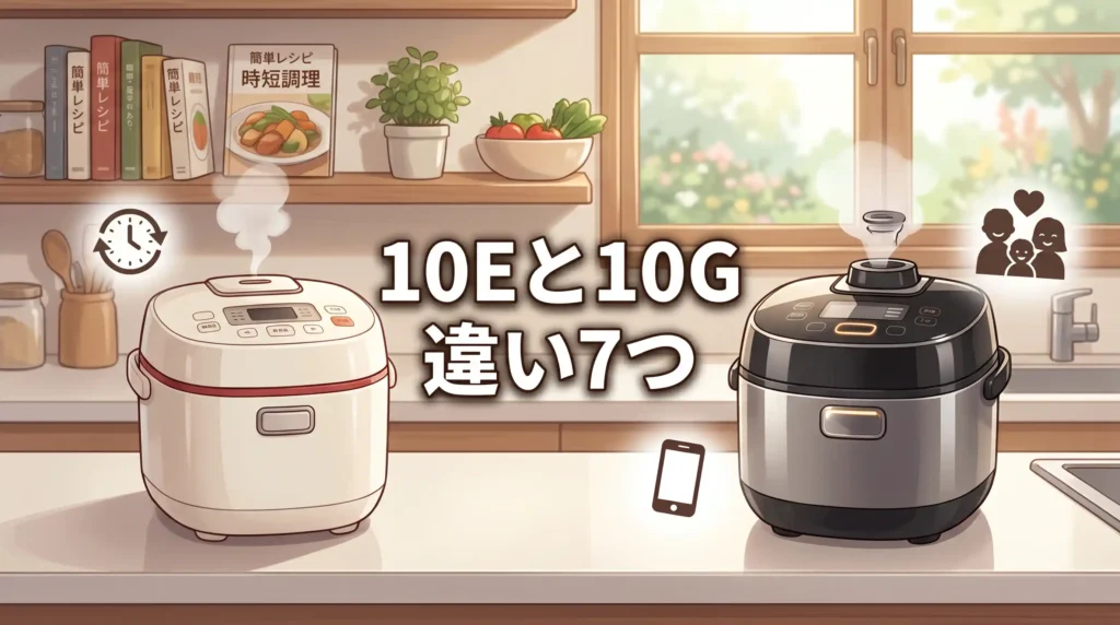 【比較】KN-HW10EとKN-HW10Gの違い7つ！どっちを選ぶべき？