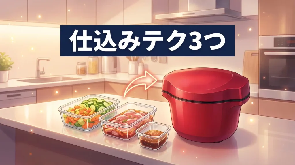 ずぼら度をさらに上げる3つの仕込みテクニック