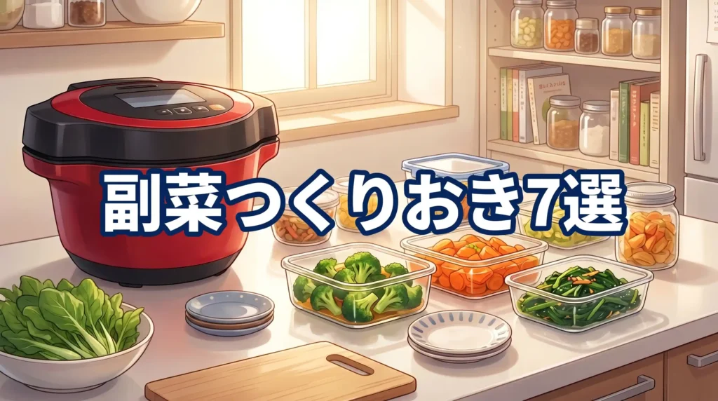 副菜・つくりおき系ずぼらレシピ7選〜冷蔵で3日もつ常備菜〜