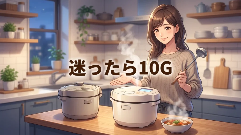 まとめ：迷ったらKN-HW10Gを選べば後悔しにくい