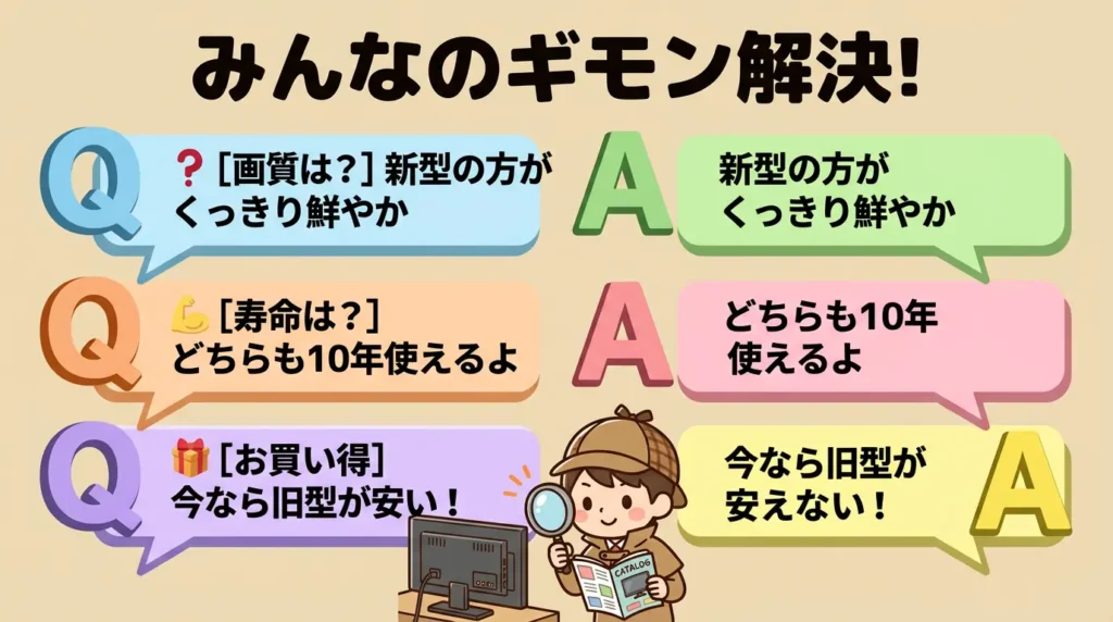 55X8900Nと55X8900Lの比較でよくある質問