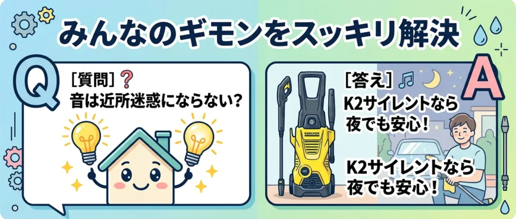 ケルヒャーK1とK2のよくある質問